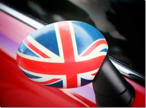 British Flag Union Jack car