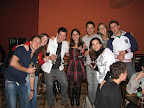 Rafinha, Carol, Klauss, Livinha, Miguel, Laura, Sá e Rodrigo