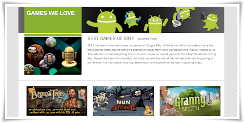 12 migliori giochi del 2012 secondo Google