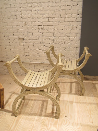 The shape of these stools is so elegant and unique.