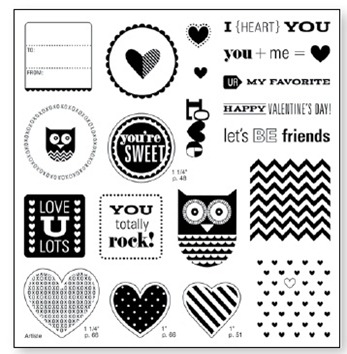 whoos your valentine STAMP set whoos your valentine STAMP set