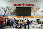 Hala Orlen Arena okazała się bardzo fajnym miejscem na zorganizowanie finału. Co ważne, można było wjechać na nią z rowerem :-)