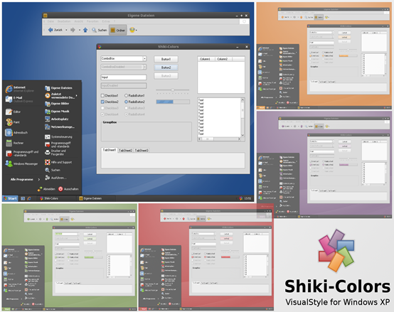 Shiki Colors for Windows XP