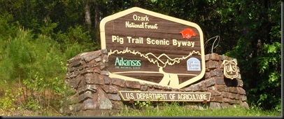 southern end of the Pig Trail; Hwy 23