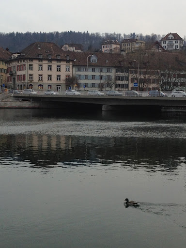 More beautiful buildings along the river.