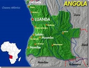 Angola Mapa Cidades