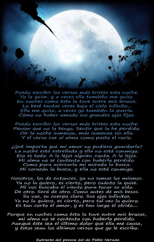 poema 20 de Neruda