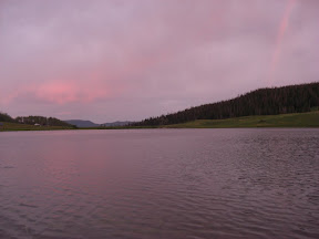 Sunset at Vaughan Lake.