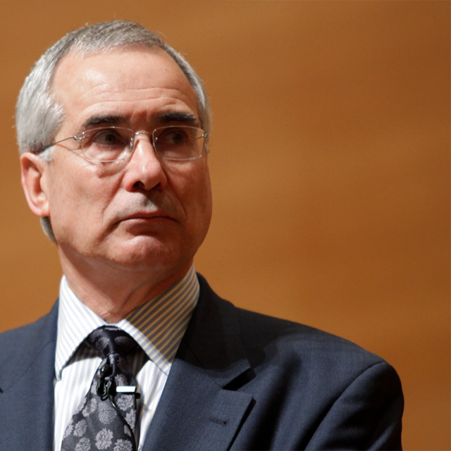 Lord Nicholas Stern, the British former chief economist for the World Bank, says that both emissions of greenhouse gas and the effects of climate change were taking place faster than he forecast in 2006. Without changes to emission trends, the planet has roughly a 50 percent chance that temperatures will soar to five degrees Celsius above pre-industrial averages in a century, he says. Photo: Collège de France