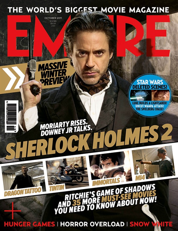 Sherlock Holmes 2 az Empire címlapján