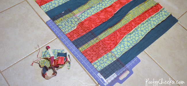 Rag Quilt Sewing Tutoria - Crib Blanket