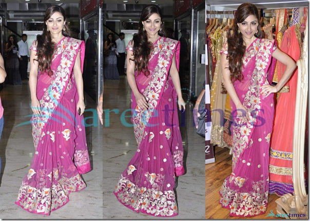 Soha_Ali_Khan_Pink_Saree