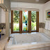 The Garden Suite's private bathroom features a large soaking tub.