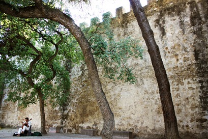 Portugal St George Castle Courtyard