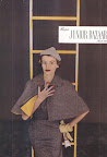 We got fantastic inspiration from a 50's issue of Junior Bazaar that made us think about lapels and 3D elements, which translated into Cheree Berry's tuxedo-inspired suite.