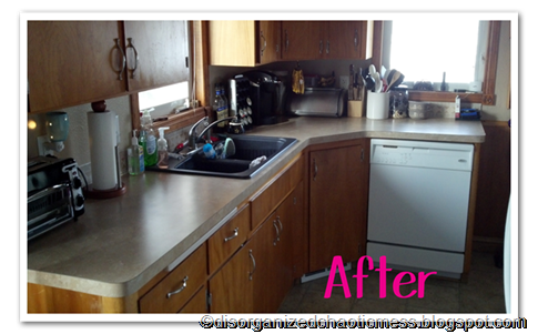 Kitchen Clutter After