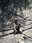 Rock climbing