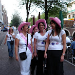 bachelorette party near susies saloon in Amsterdam, Noord Holland, Netherlands