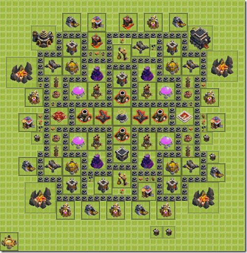 tembok terkuat di game coc clans tembok terkuat di game coc clans