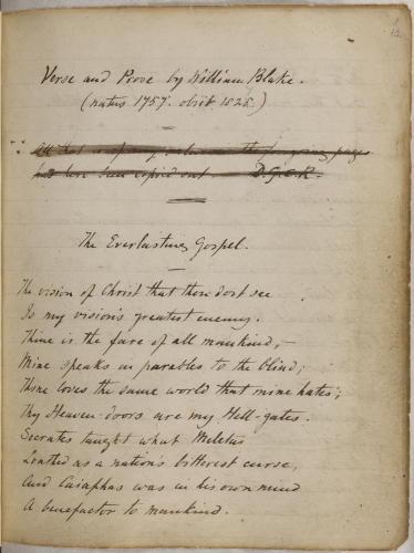 Mock On Mock On Voltaire Rousseau By William Blake, William Blake