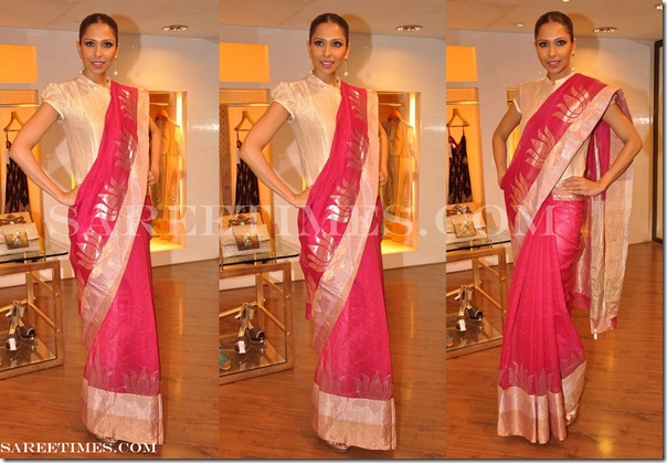 Rahul_Mishra_Pink_Designer_Saree