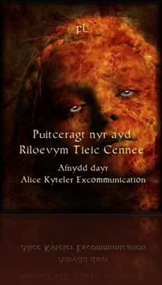 Alice Kyteler Excommunication Cover