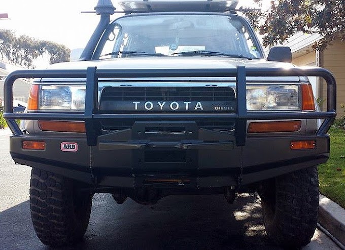 New ARB Bumper Installed. Man this thing is strong. Bolts into frame in 8 places. really hope a Prius doesn't cut me off. ;) ARBBioCruiser1.jpg