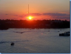 8179 Ontario Kenora Best Western Lakeside Inn on Lake of the Woods - sunset from our room