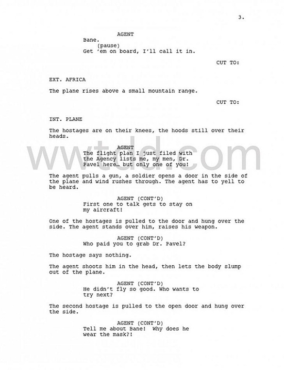 The Dark Knight Rises script page 02