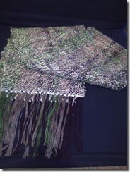 white and silk handspun white and silk handspun