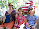 We choose the Ferris Wheel as our first ride to scope out the park.