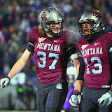 Ryan Fetherston and Sean Murray walk to the sidelines after a defensive stop.