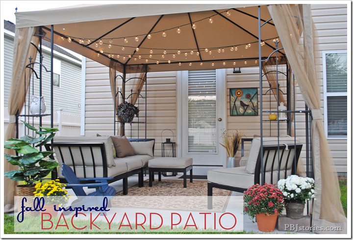 fall inspired backyard patio fall inspired backyard patio