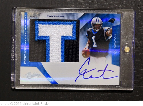 'Cam Newton RC PATCH AUTO 10/10' photo (c) 2011, sirtrentalot - license: http://creativecommons.org/licenses/by/2.0/