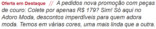 oferta oferta