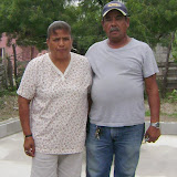 On Sunday, we met for the first time with the couple we'd be building the house for - Martha and Victor.  They hoped to use their home to provide a more secure environment for their grandchildren.