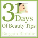 31 Days of beauty tips