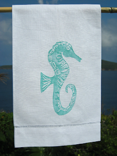 ISB Linen Guest Towel Seahorse
$15.00