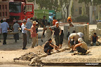 Working on the city's parks and streets