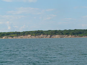 Approaching Gardiner's Island - a private island