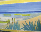 Bord de la mer...