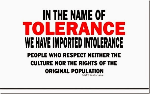 USA- Tolerance imports Muslim Intolerance