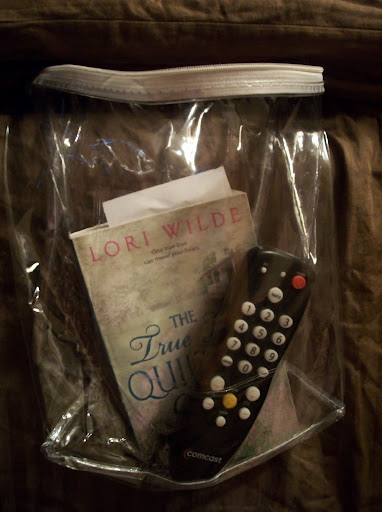 Use them as a bedside organizer.