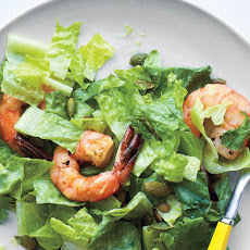Chopped Salad with Shrimp and Lime-Buttermilk Dressing