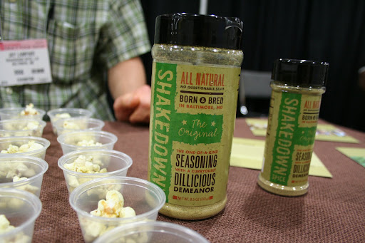 Shakedown Spice is so named because as soon as its chef-inventor gave his friends a taste, he started getting requests for the mix of curry, dill, garlic, and other savories.  Put it on popcorn and you'll understand why he decided to start charging.