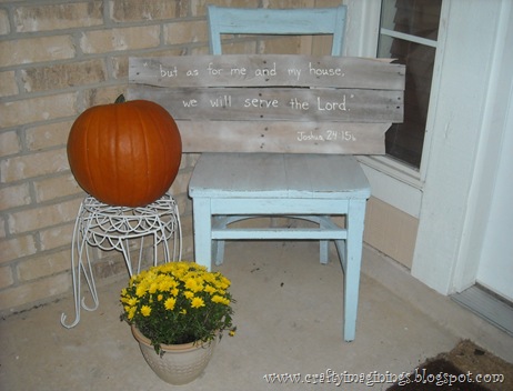 Front porch chair Fall Front porch chair Fall