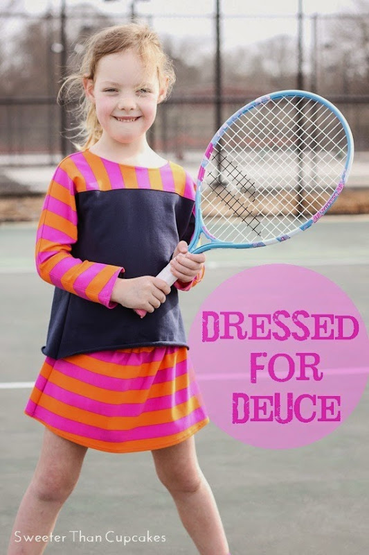 Flip this Pattern - Colorblock Dress to Tennis Outfit