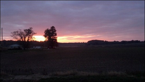 interstate sunset