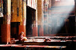 Buddhist Monk Meditation