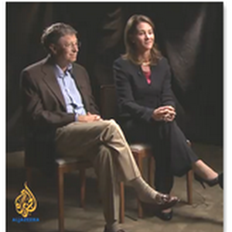 Bill and Melinda Gates–Talk to Al Jazeera On How They Are Trying To Help People Around the World With the Foundation and Themselves